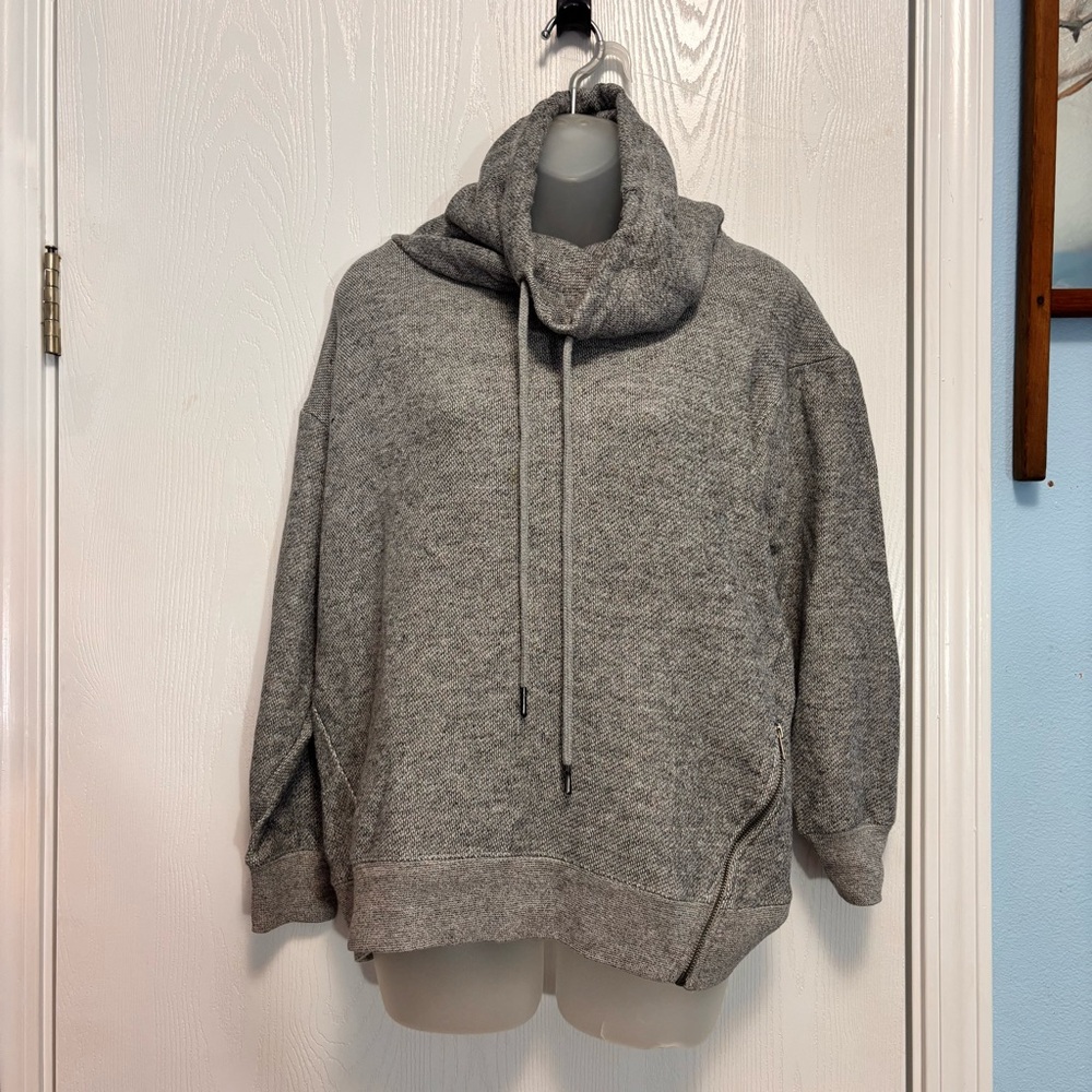 Dalia Collection Gray cowl neck Sweater
